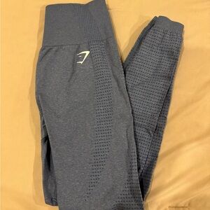 Gymshark Perforated Blue Leggings